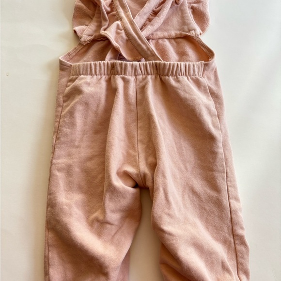 City Mouse Flutter Sleeve Overalls Size 0-3 Months - Picture 3 of 5